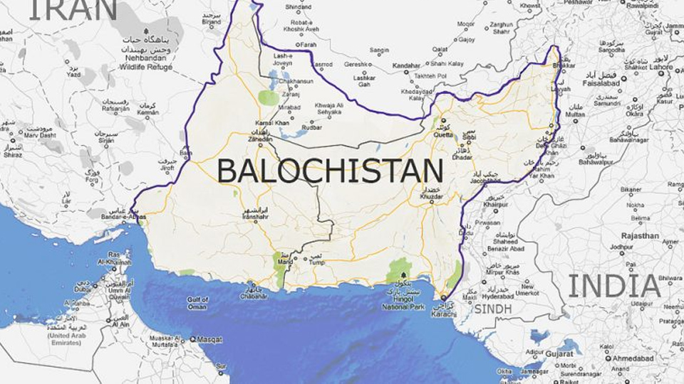 Map of Balochistan Baloch nationalism and energy politics