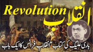 Illustration of Causes of French Revolution as described in Bari Alig’s Urdu analysis