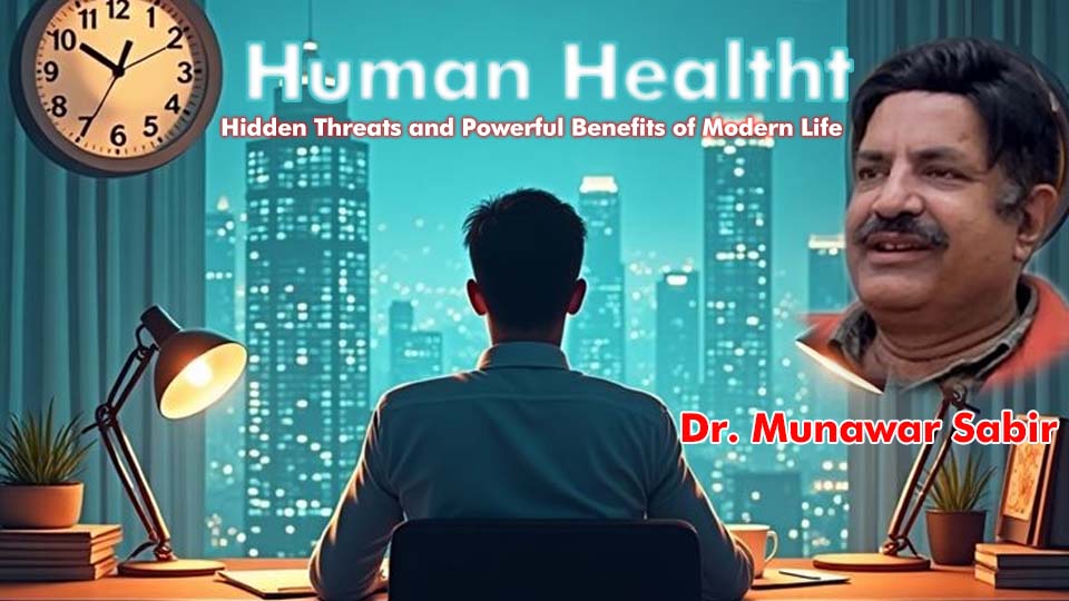 Human health affected by modern lifestyle, technology stress, and lack of sleep