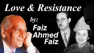Faiz Ahmed Faiz portrait symbolizing love and resistance in revolutionary poetry